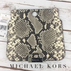NWT Michael Kors Sloan Select MD Flap "Snakeskin"